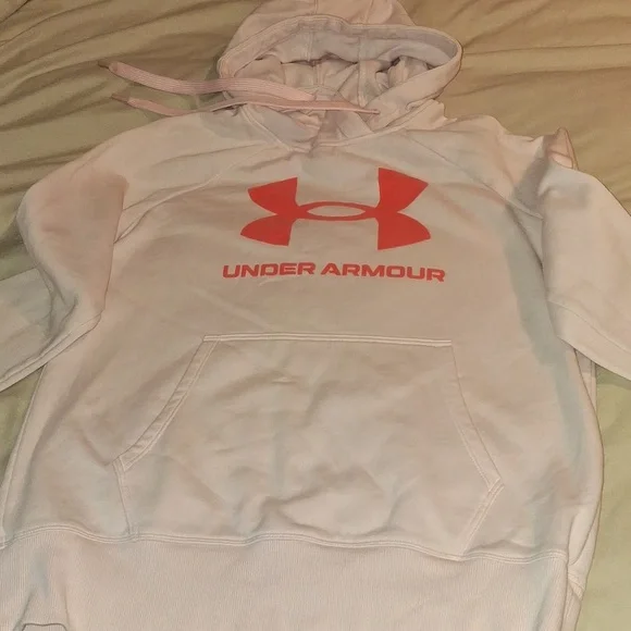 Under Armour Pink Classic Logo Hoodie - Picture 4 of 9